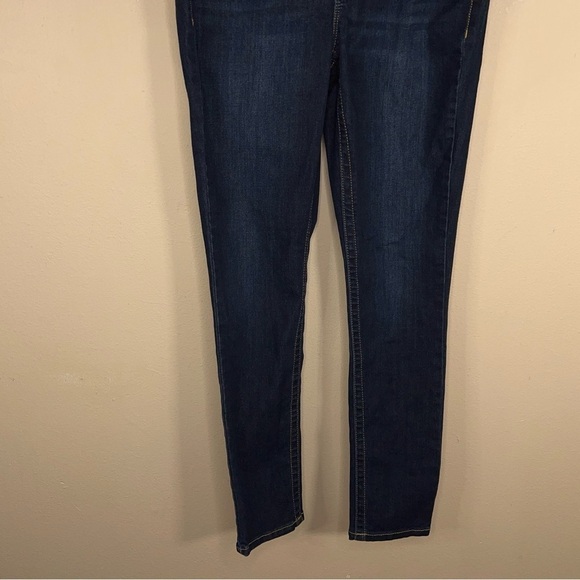 SIZE 6 SEVEN7 BLUE SKINNY JEANS HIGH RISE STRETCH - Picture 2 of 13